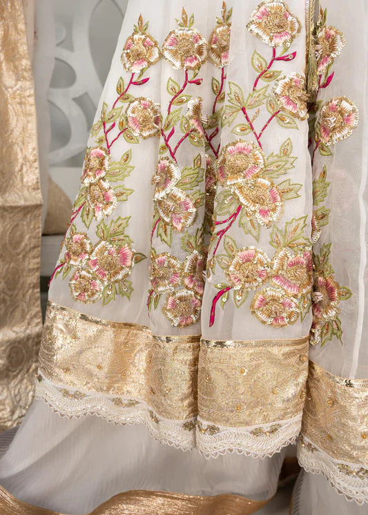 CARAMEL ROSE (Sharara) – Noorangi – Organza