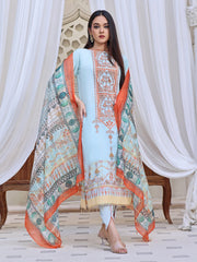 Aqua Marine | 3-Piece Suit | Lawn | Unstitched