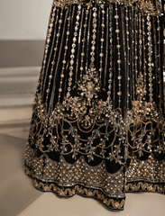 RAQS ( Black Lehenga Choli) with Massive Discount – Noorangi – Net