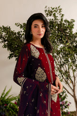 IMPERIAL EMBROIDERED 3PC WINTER DRESS FLAT 60%OFF