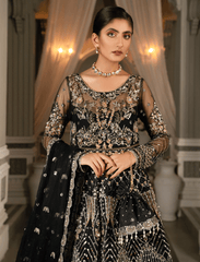 RAQS ( Black Lehenga Choli) with Massive Discount – Noorangi – Net