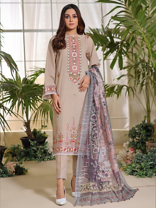 Pearl Gray | 3-Piece Suit | Lawn | Unstitched