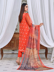 Tangerine | 3-Piece Suit | Lawn | Unstitched