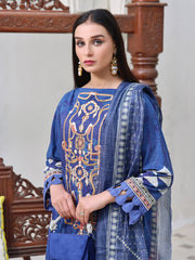 Berry Blue | 3-Piece Suit | Lawn | Unstitched