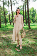 Saige 3Pc - Embroidered Lawn Dress