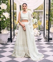 VALRIE (UNSTITCHED) – NOORANGI – CHIFFON -LEHNGA