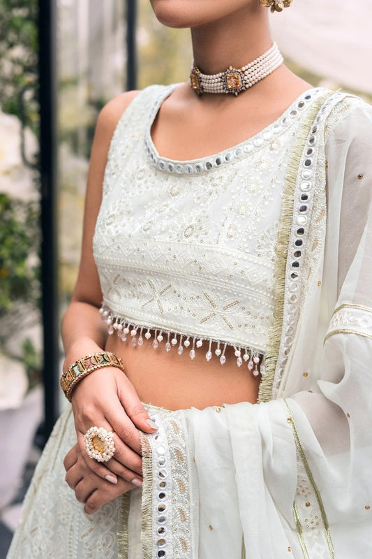 VALRIE (UNSTITCHED) – NOORANGI – CHIFFON -LEHNGA