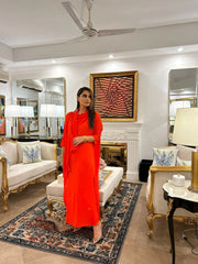 Orange Blend Drape (Two Pc)