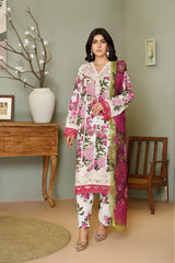 MB2 3PC PRINTED & EMBROIDERED DRESS 60% OFF