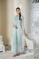 POWDER BLUE – Noorangi – Net- Silk