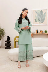 Axel 2Pc - Embroidered Cotton Dress 60% Off