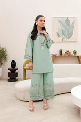 Axel 2Pc - Embroidered Cotton Dress 60% Off