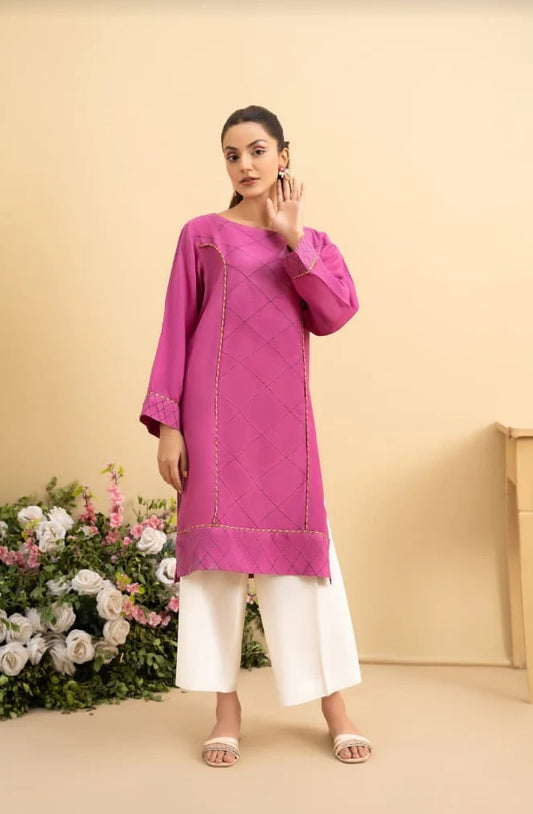 AERIAL (Kurta Set) Linen – Noorangi – Linen