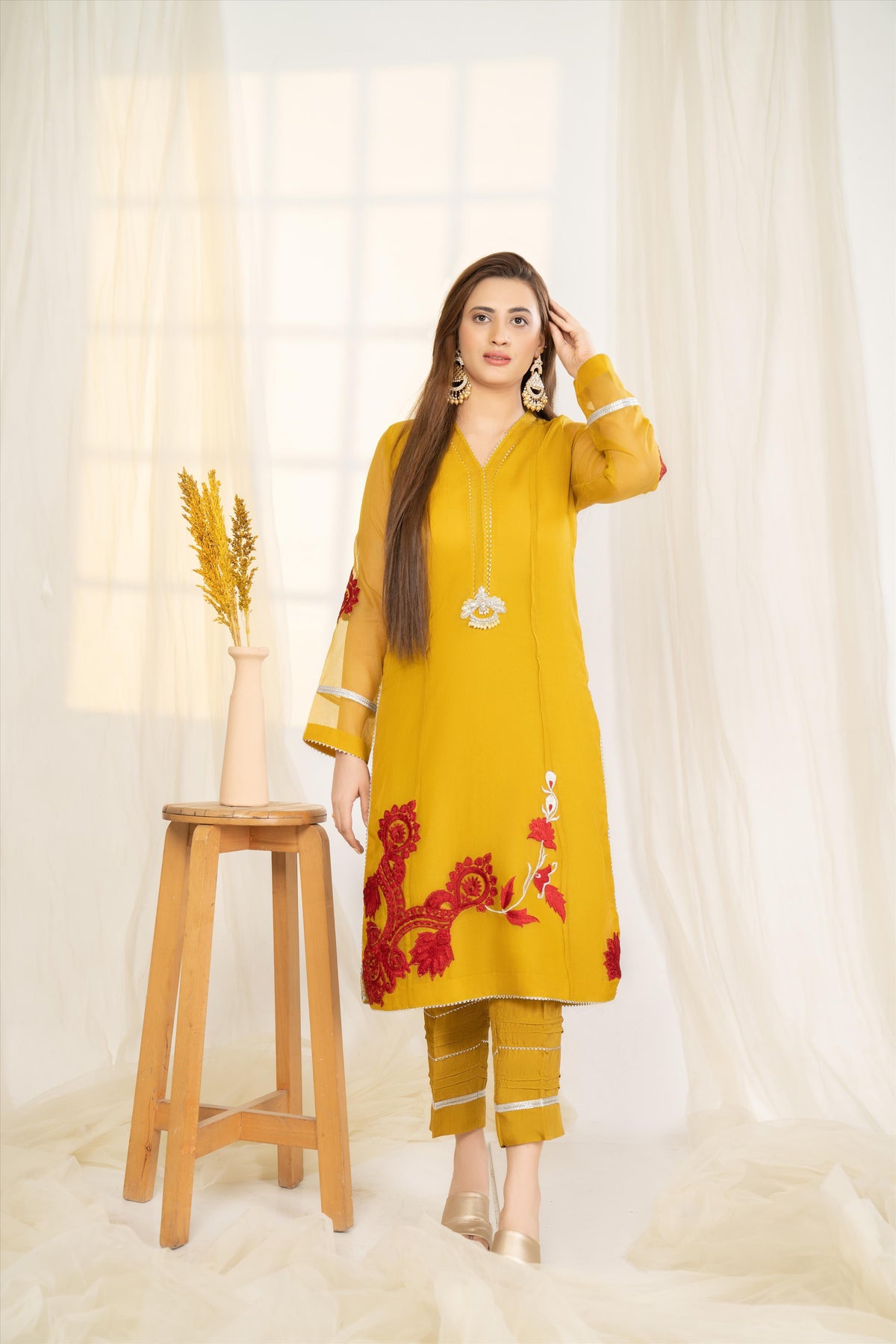 Mustard Hue - Winter Festive Collection 2022 By Noorangi noorangi